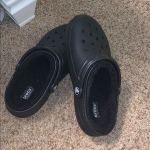 Brand New fuzzy crocs!